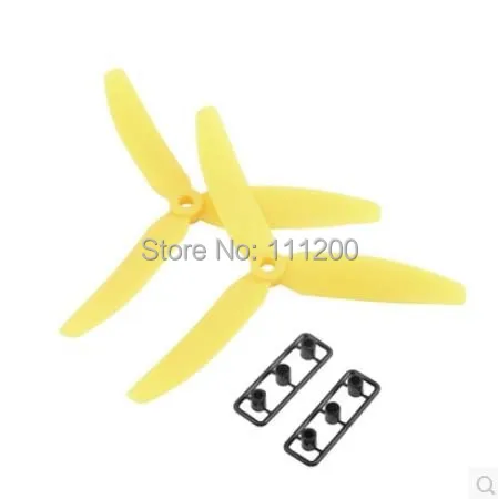 4 пары Gemfan 5030 5*3 3 лопастной Пропеллер CW CCW нейлоновый для квадрокоптера RC 250