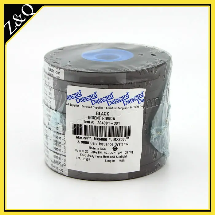 Черная лента Datacard 804091 301 для использования с принтером 280P|datacard printer ribbon|printer ribbonribbon