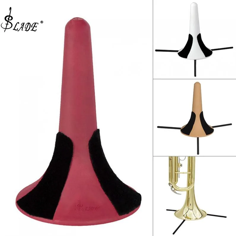 

ABS Trumpet Tripod Holder Stand with Detachable Foldable Metal Leg Three Colors Optional