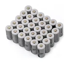 30 шт.лот 3,7 в 2200 мАч CR123A перезаряжаемая литиевая батарея, 16340 светодиодный фонарик, литиевая батарея