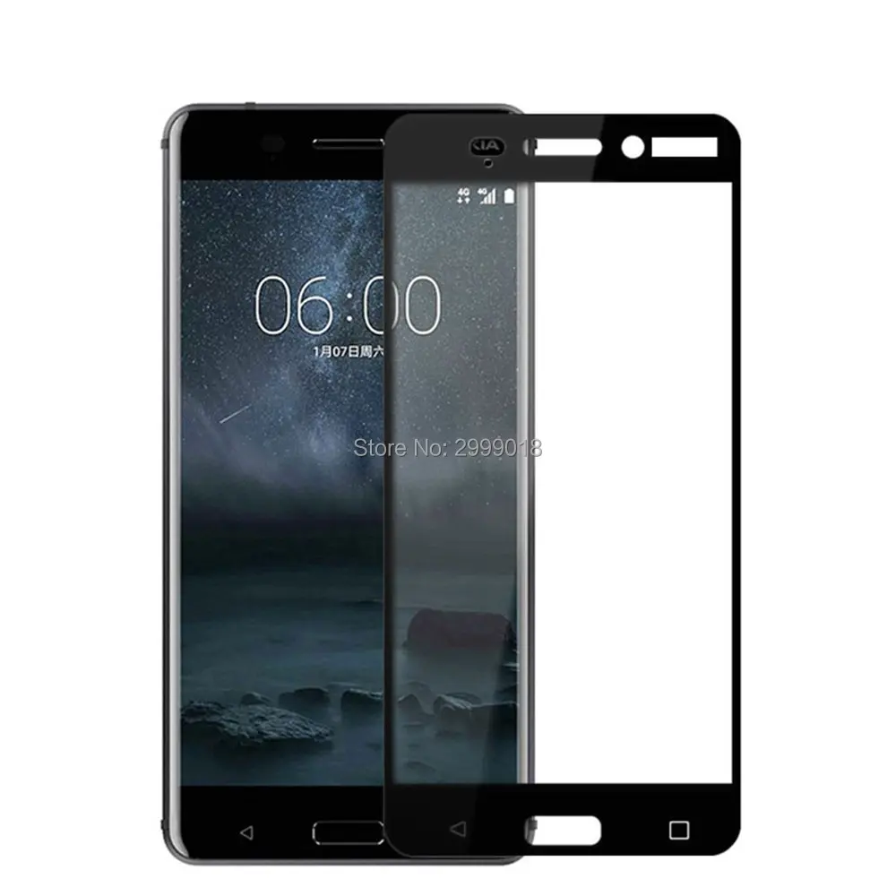 3D для Nokia 5 1 Plus TA-1109 полное покрытие Закаленное стекло Защитная пленка 9H |
