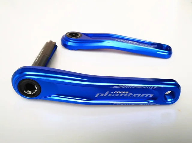 Blue Fovno GXP велосипедный шатун MountainMTB велосипед диаметра окружности болтов(алюминиевый сплав шатунный палец для велосипеда из алюминиевого сплава Кривошип велосипеда запчасти - Цвет: Blue