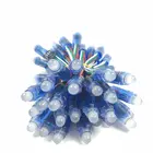 Светодиодный пиксельный модуль WS2811 RGB, 1000 шт., 5 в пост. Тока, 12 мм, IP68 водонепроницаемый полноцветный Перфоратор с буквами алфавита для знака