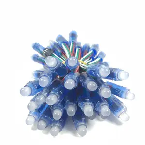 Светодиодный пиксельный модуль WS2811 RGB, 1000 шт., 5 в пост. Тока, 12 мм, IP68 водонепроницаемый полноцветный Перфоратор с буквами алфавита для знака