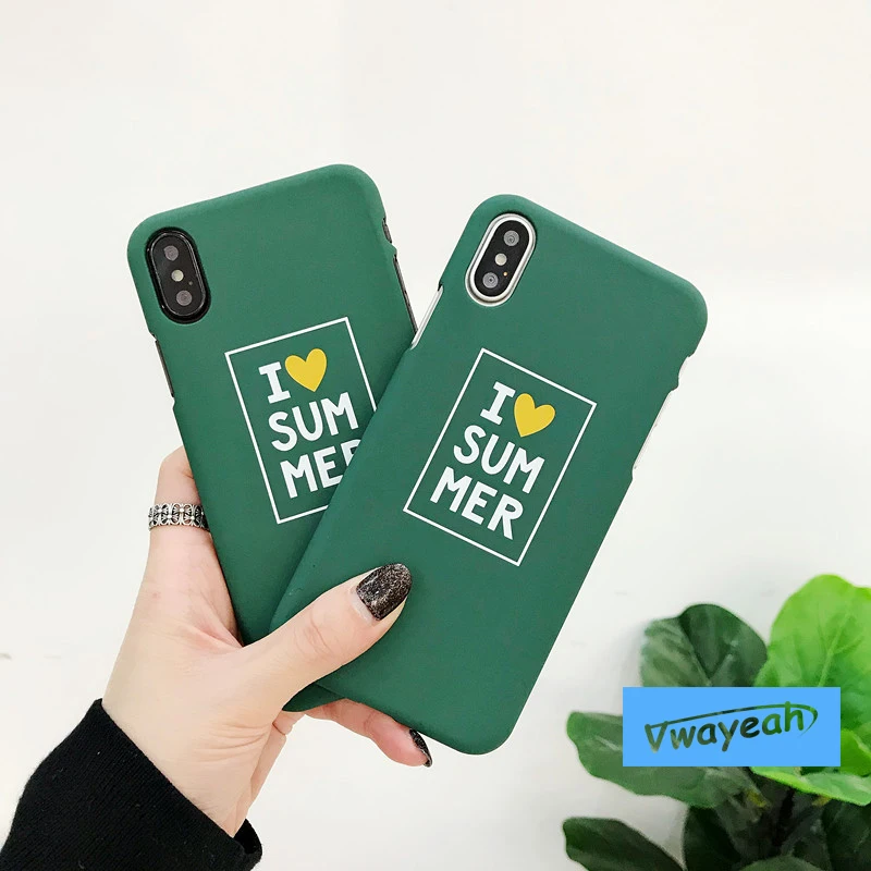 Любовь Сердце для IPhone X 10 6 6S 7 8 плюс простоте творчески текст Письма Алфавит Лето