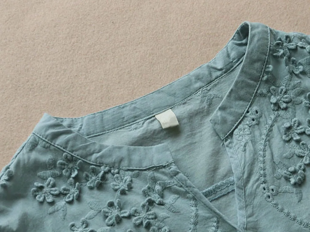 Литература нарядной вышивкой в виде цветов Блуза с цветочным принтом женские