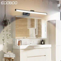 egoboo wall lamp led bathroom mirror lights blackwhite 406080cm modern makeup dressing bathroom led mirror lamp fixture