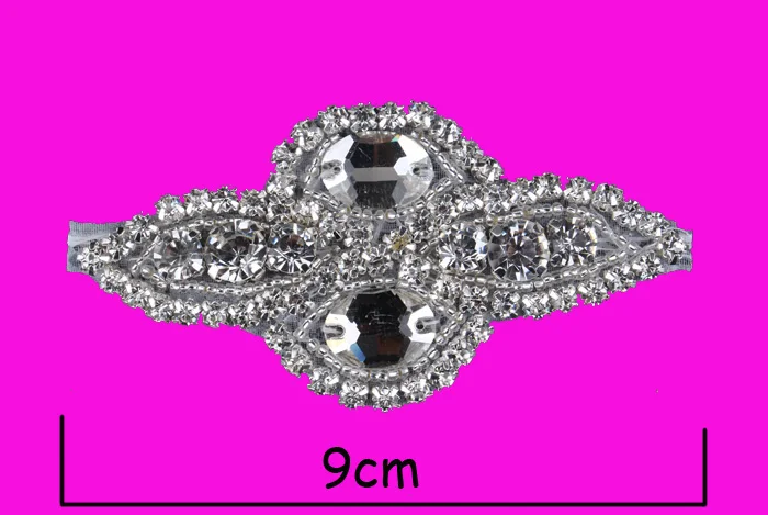 (30 шт./лот) блестящая Аппликация в форме глаза с блестящими кристаллами