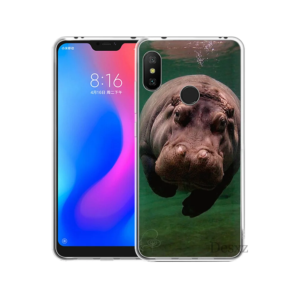 Чехол для телефона Aninal Hippo Cow Redmi Note 3 4 4X 5 5A 6 Pro Prime Protect|Чехлы-накладки| |