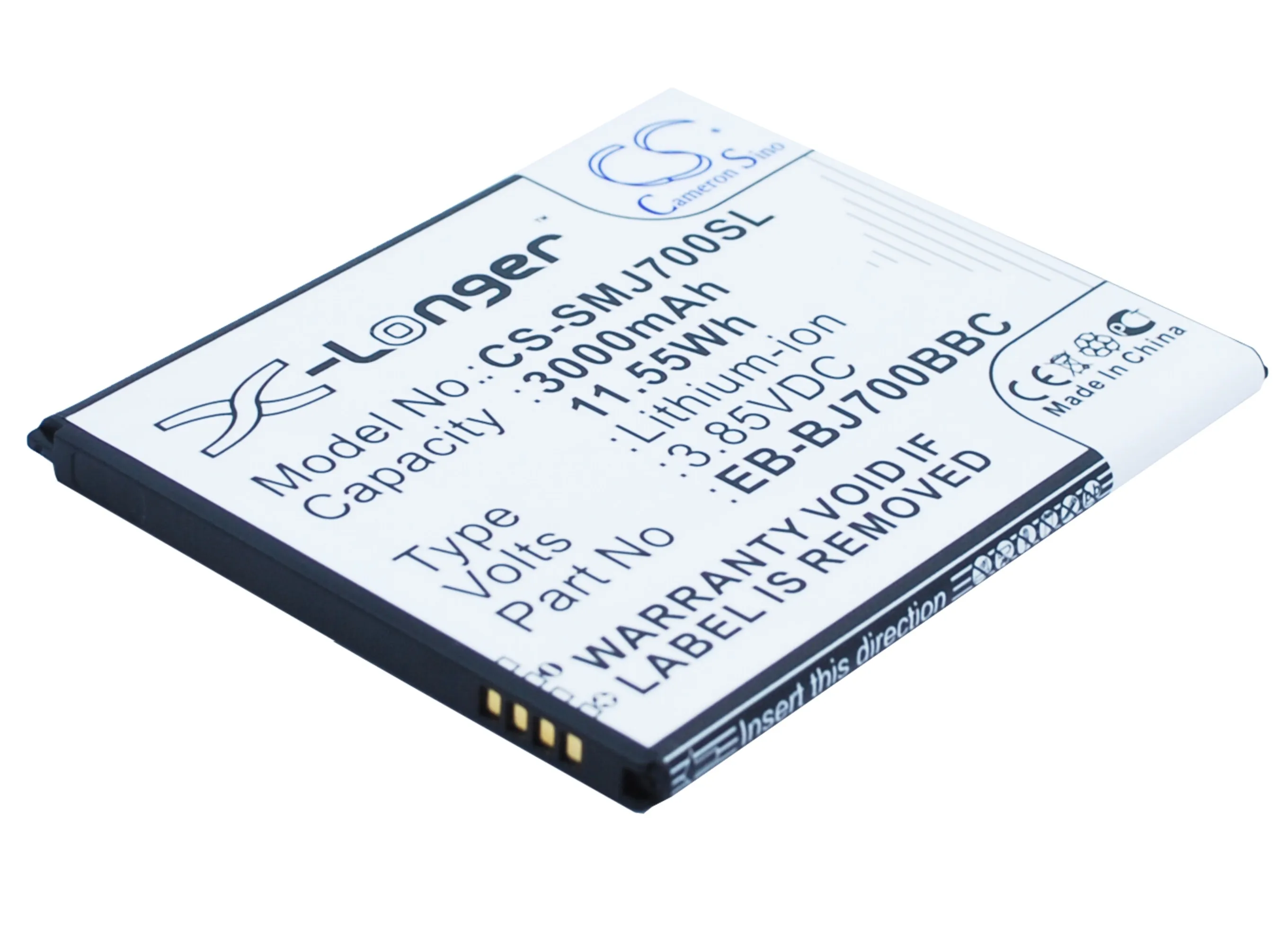 Аккумулятор Cameron Sino на 3000 мАч для Samsung Galaxy J7 G6000 G600S G6100 G610Y J700 J7008 J7009 J700F J700M J700P