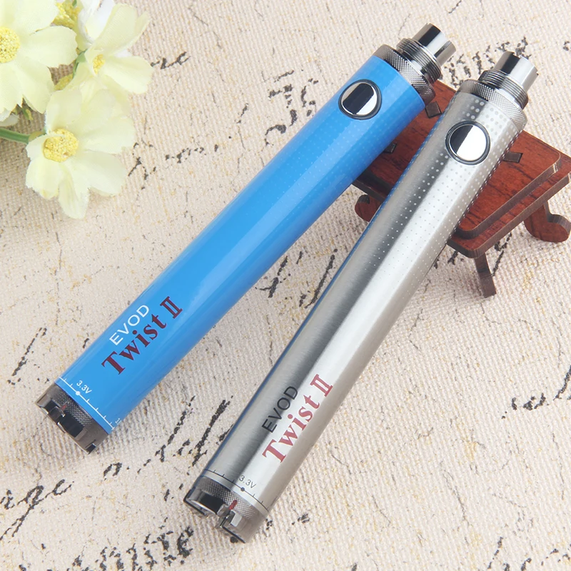 1 шт. EVOD Twist II 2 vaporizador переменное напряжение 3,3 V~ 4,8 V vape мод электронная сигарета vape для электронной сигареты EGO 510 Атомайзер