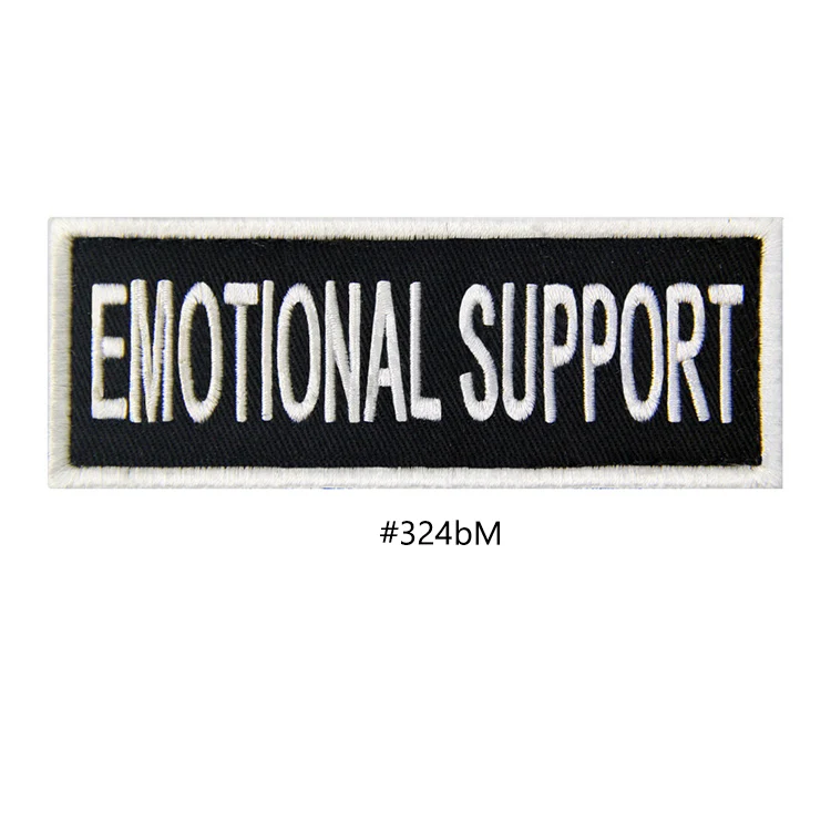 324-bM Нашивки Embird вышитые нашивки армейская служба собака ceo-friendly ручной работы 3D крюк петля шляпа нашивки Тактический Патч - Цвет: 324-bM