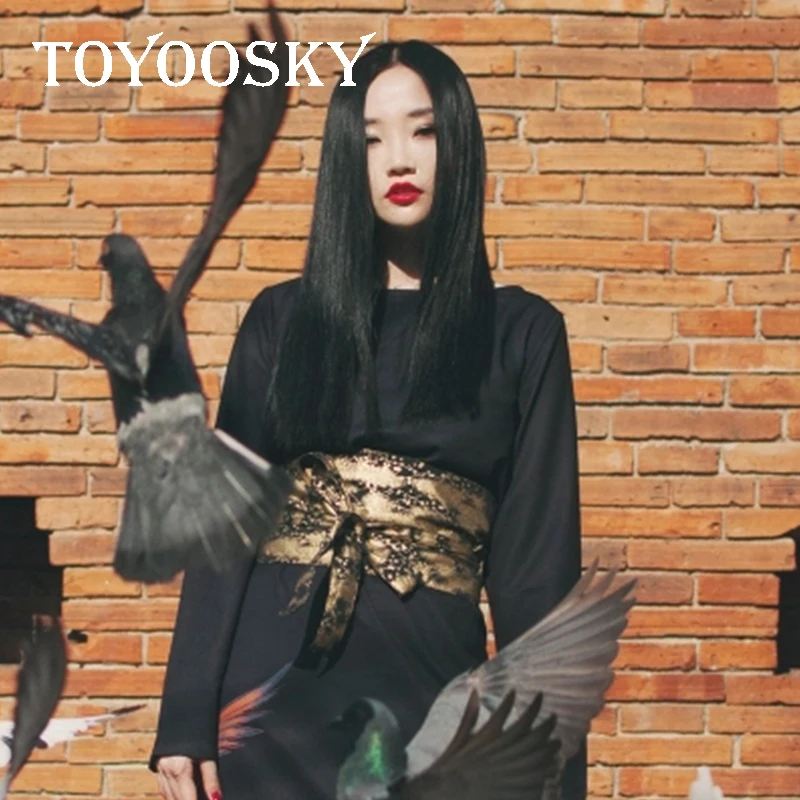 Женский широкий ремень кимоно TOYOOSKY Роскошный дизайнерский в японском стиле