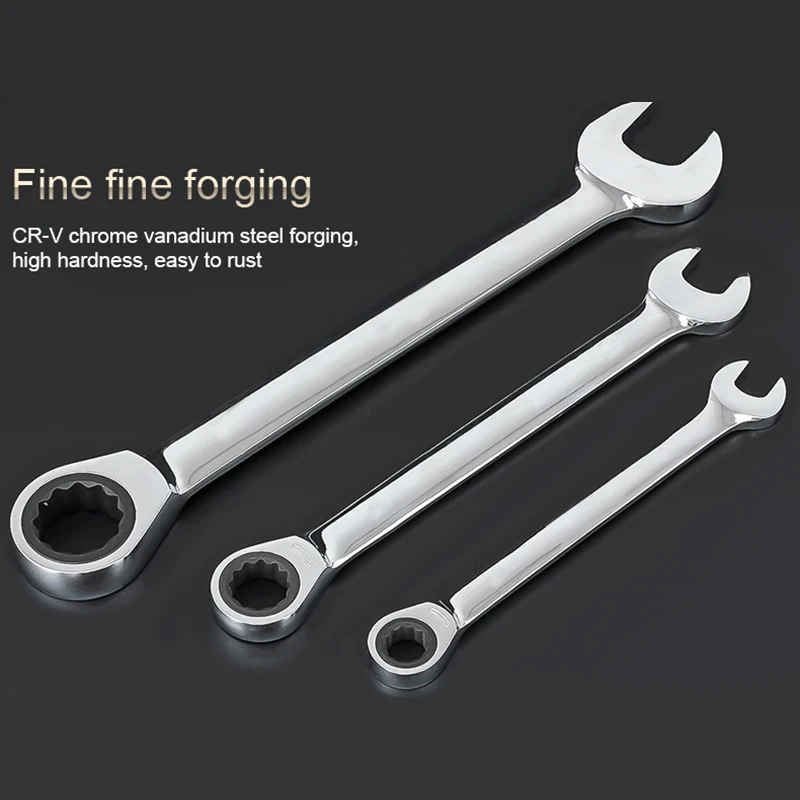 1x 19mm End Wrench Allen Key Ratchet Spanners Lens Ring Flexible Adjustable Head Mini Air Spanner Set and Clank | Инструменты