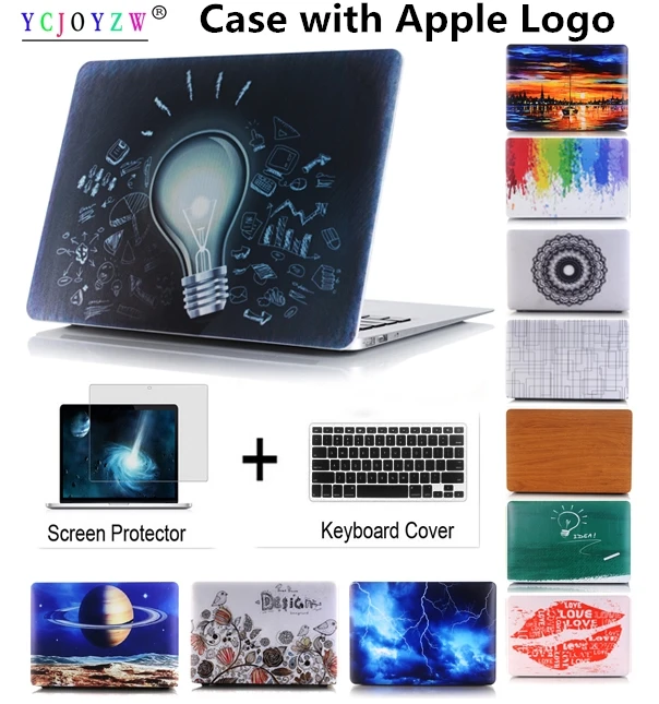 

Laptop Case For Apple MacBook 2020 New Air Pro Retina 11 12 13 15 16 inch with Touch Bar+ Keyboard Cover