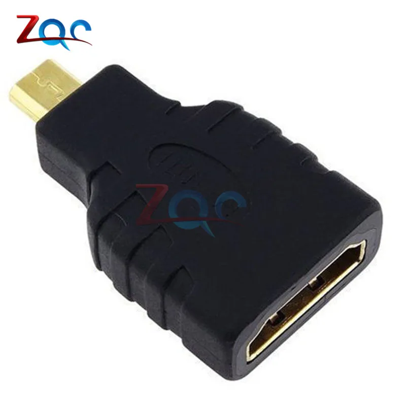 HDMI к Micro конвертер позолоченный HD удлинитель адаптер Разъем для видео