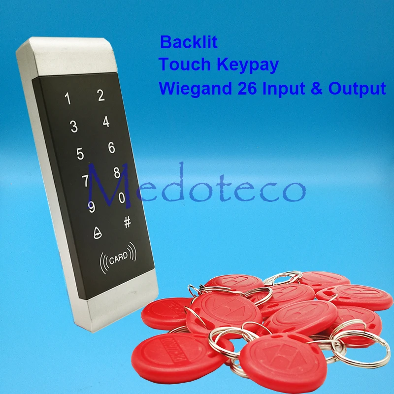 Узкая дверь контроль доступа тонкий 125 кГц Rfid карты контроля ler сенсорная