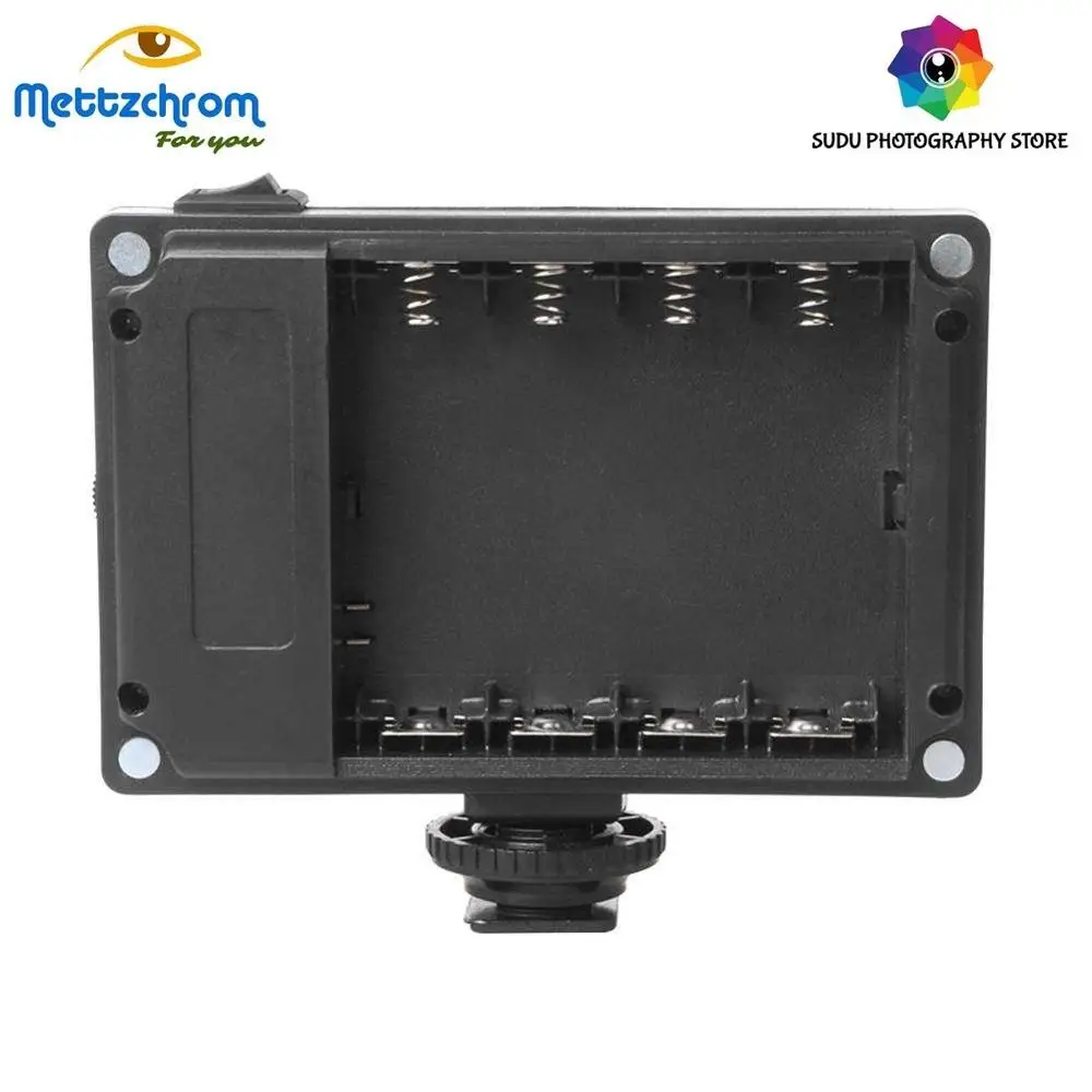 Светодиодный светильник METTZCHROM ft-96 Pro для Canon, Nikon, sony, Olympus, Pentax, samsung, 2 цвета, светодиодный светильник