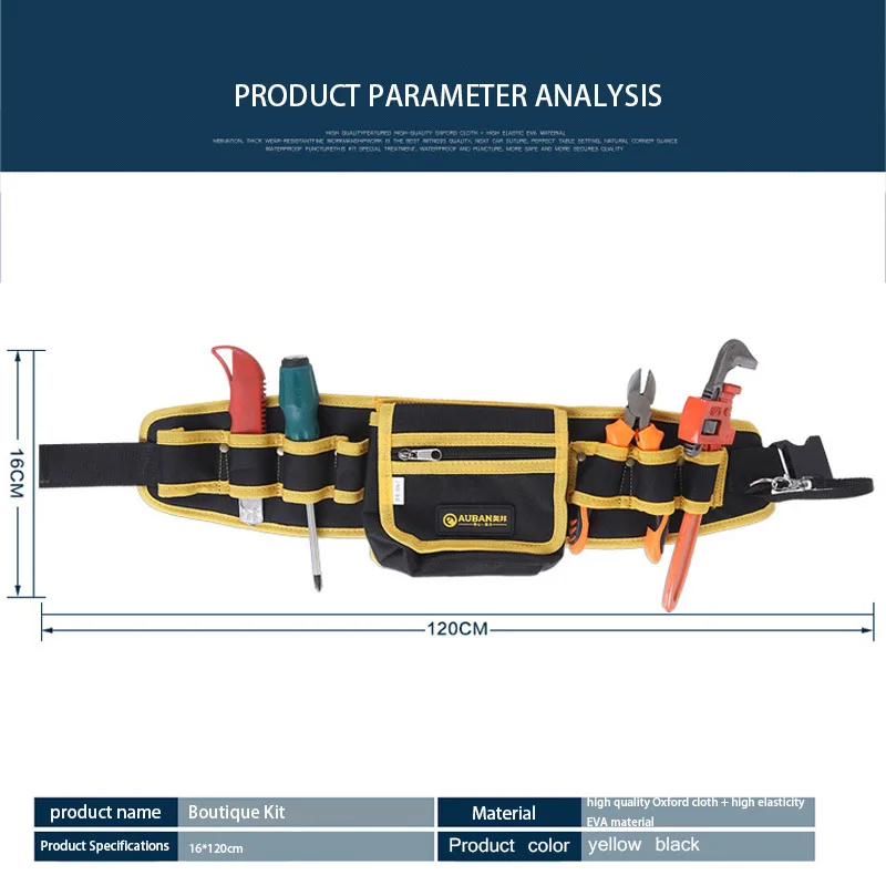 Аппаратная сумка для инструментов Водонепроницаемая износ защитная зажим набор