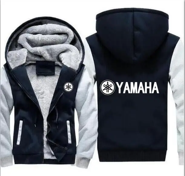 Новая толстовка с капюшоном Yamaha зимняя куртка пуловер унисекс Утолщение