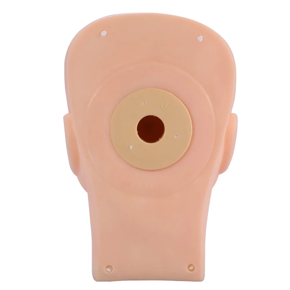 Съемная силиконовая тренировочная голова манекена для макияжа модель бровей губ