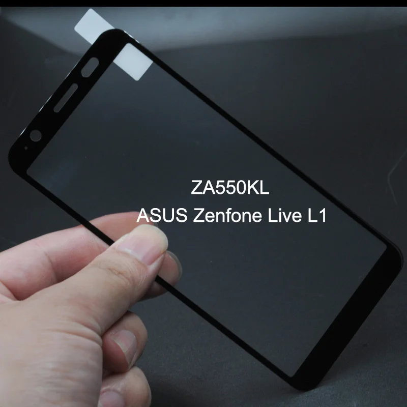 Закаленное стекло с полным покрытием для ASUS Zenfone Live L1 ZA550KL Max Pro ZB601KL 5Lite 5Q ZC600KL 5 ZE620KL Защитное стекло для экрана - Цвет: Live L1 ZA550KL