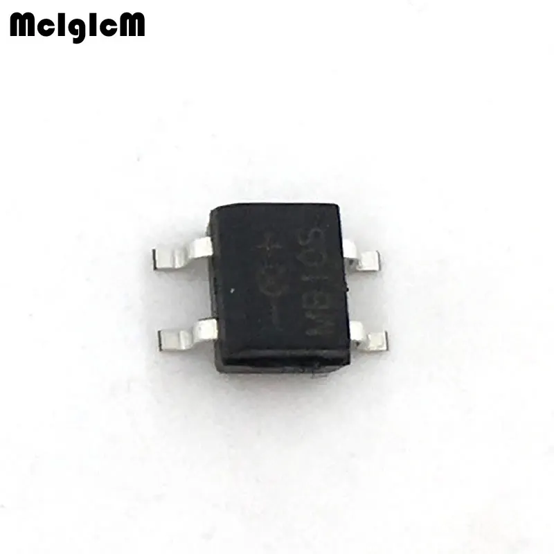 MCIGICM 100 шт. диодный мост выпрямителя mb10s sop4 0.5a 1000v sop4 b10s