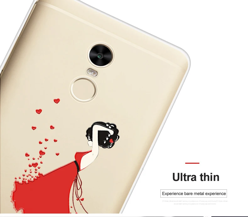 Vpower для Xiaomi Redmi Note 4x чехол 3D рельефный мультяшный чехол на заднюю панель Мягкий силиконовый чехол для телефона чехол s для Redmi note 4x5,5''