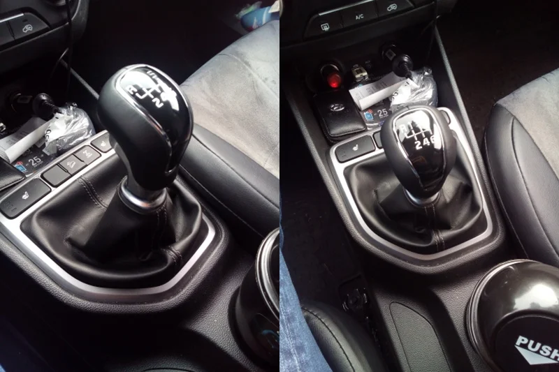 Ручка-переключатель для Hyundai Creta IX25 Kia Forte Cerato K3 Ceed 2012 2013 2014 2015 2016 кожа Ручка
