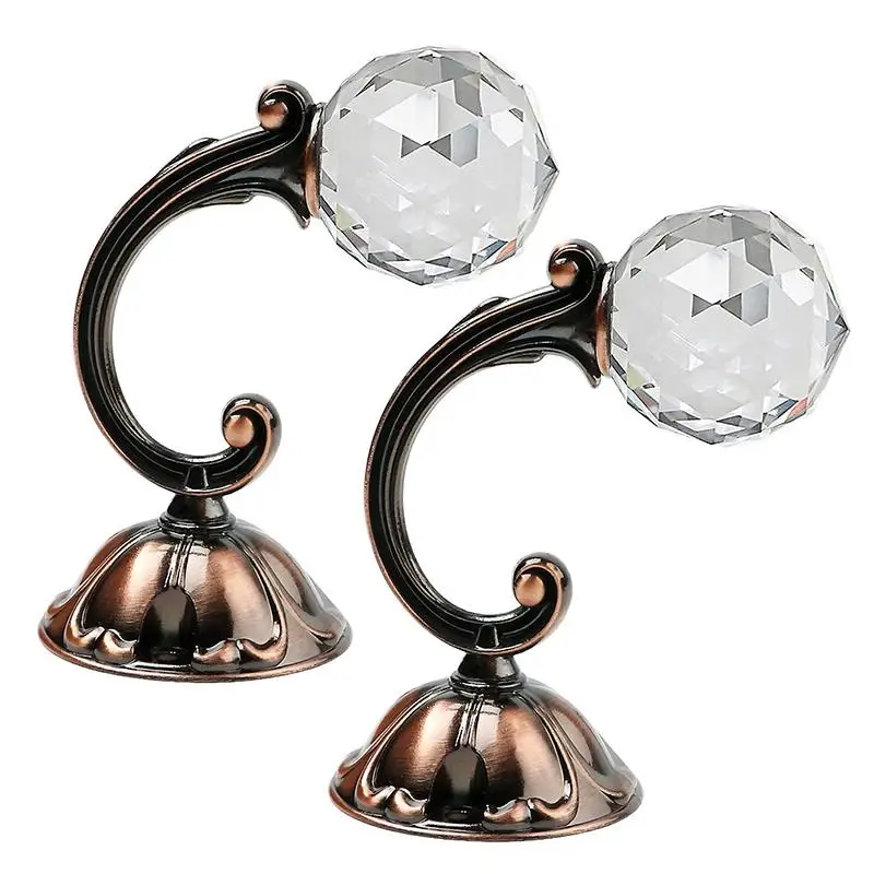 2 шт. Кристалл занавес галстук веревка Крючок Европейский Креативный настенный