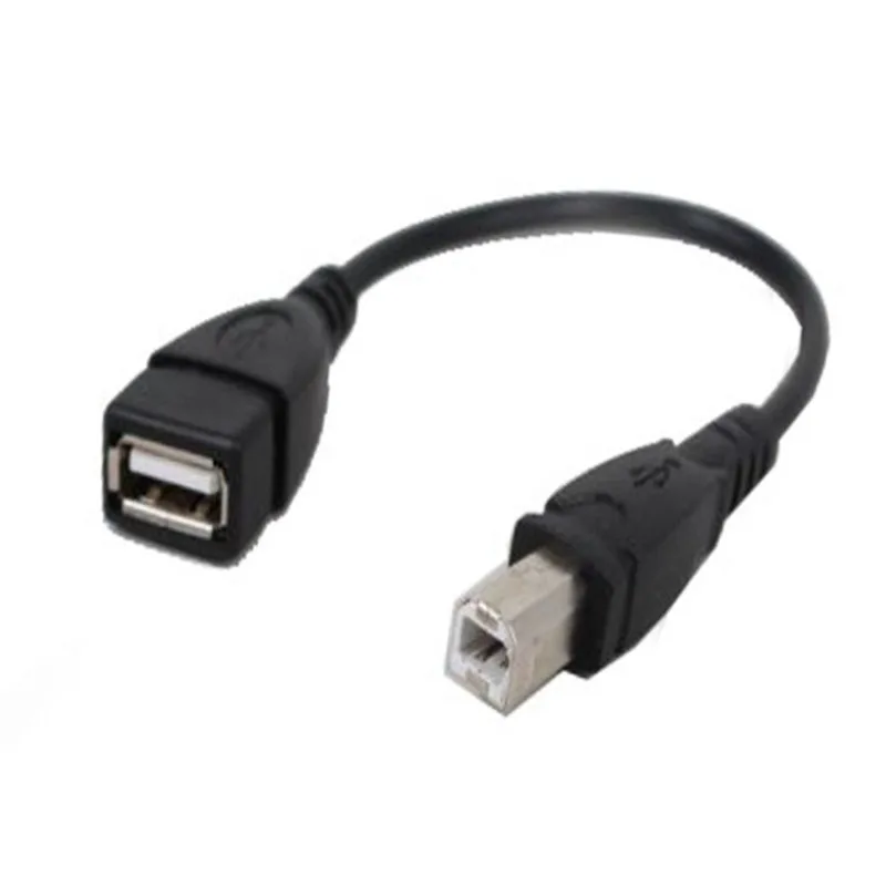 Портативный мини-адаптер USB 2 0 A мама к B папа удлинитель соединительные кабели для