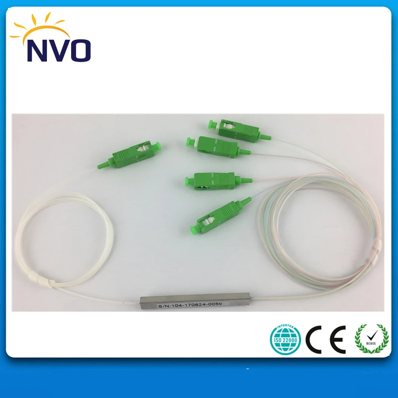 GPON система 1x2 мини волоконно-оптический разветвитель plc 0 9 мм стальная трубка