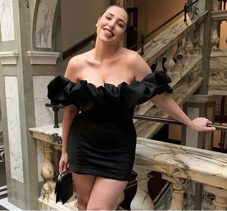 Женское облегающее платье без бретелек черное однотонное для вечеринки оптовая