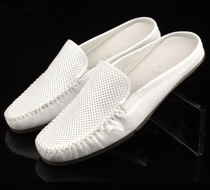 2018 Модные мужские слиперы сандалии Брендовая верхняя одежда летние дышащие