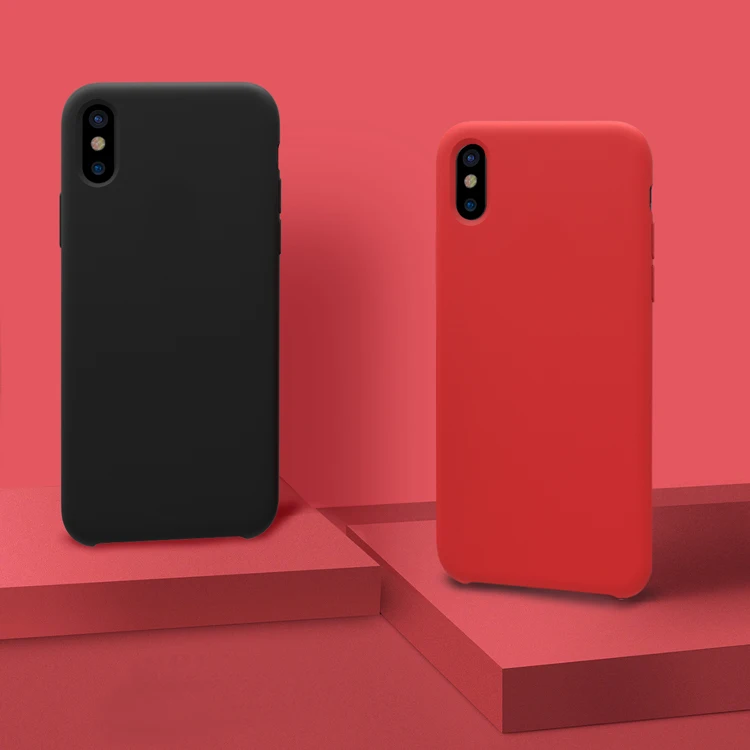 Для iPhone X чехол NILLKIN жидкий Гладкий силиконовый чехол для iPhone X роскошный защитный чехол