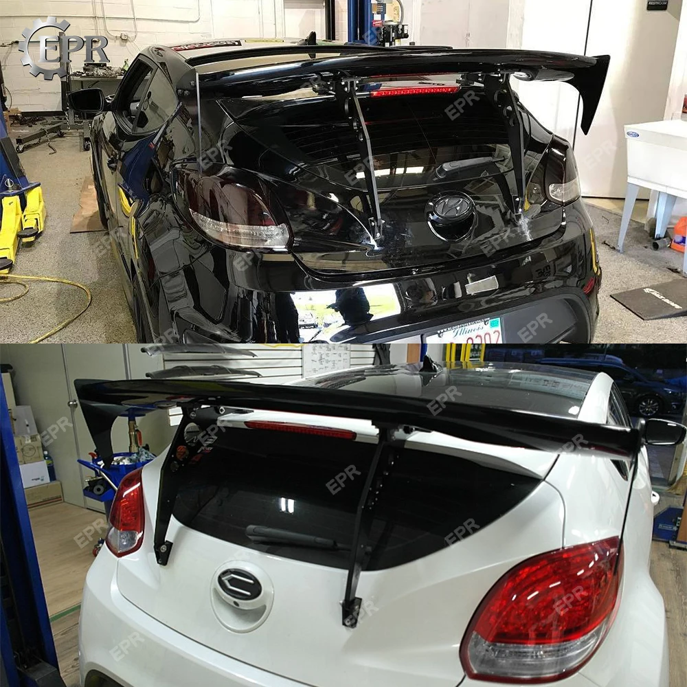 Для Hyundai Veloster RSW FRP стекловолокно задний спойлер (турбо или не турбо) Комплект