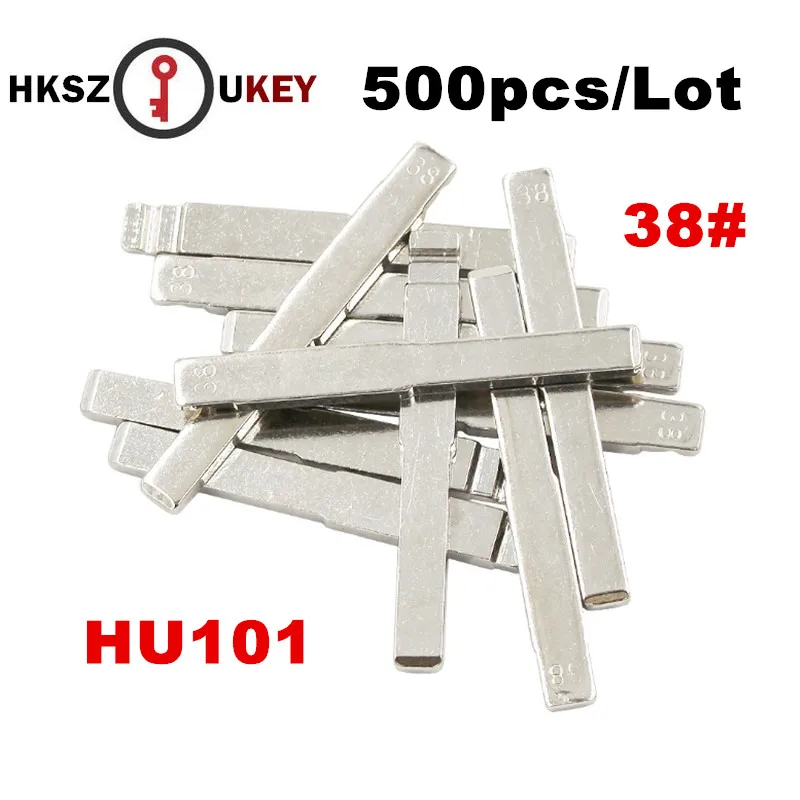 HKSZUKEY 500pcs DHL Free HU101 выгравированное полотно ключа для Ford Focus Fiesta Mondeo Volvo Jaguar Scale