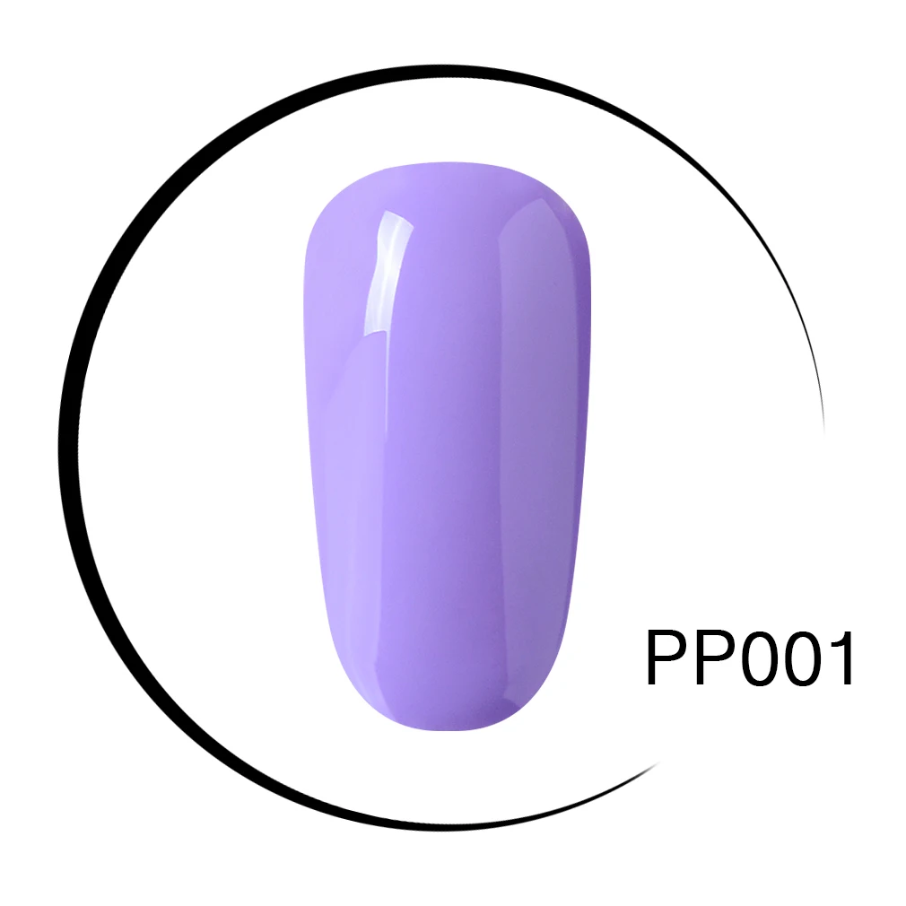 PP001 Elite99 10 мл УФ-гель для ногтей фиолетовый лак для ногтей Полупостоянный Гель-лак для ногтей - Цвет: PP001