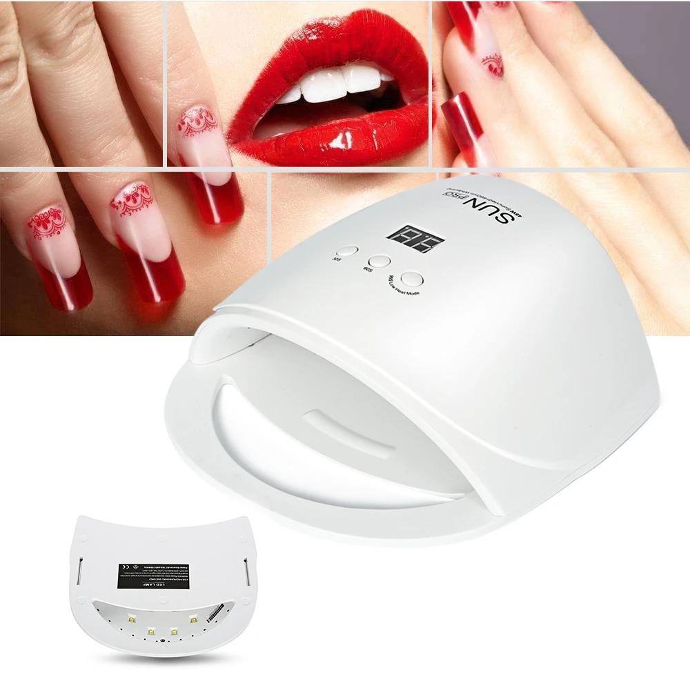 SunPro 48 Вт Электрическая Сушка для ногтей УФ светодиодный светильник отверждения