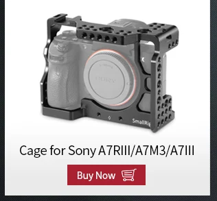 SmallRig A7R III/Melo III A7 II типа «Горячий башмак» замок для sony A7 III/Melo III A7R II/A7S II/A9 Камера клетка 2087/2176/1982/2013/2031/1660-2241