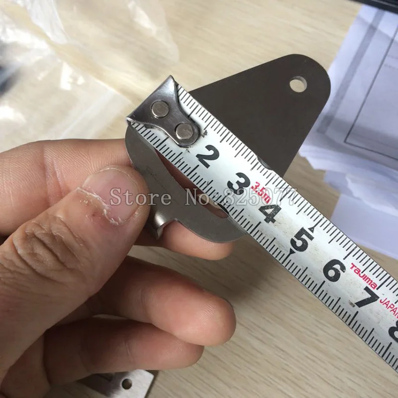 1 шт. раздвижной дверной замок из нержавеющей стали для панели 35/45 мм CP432 |