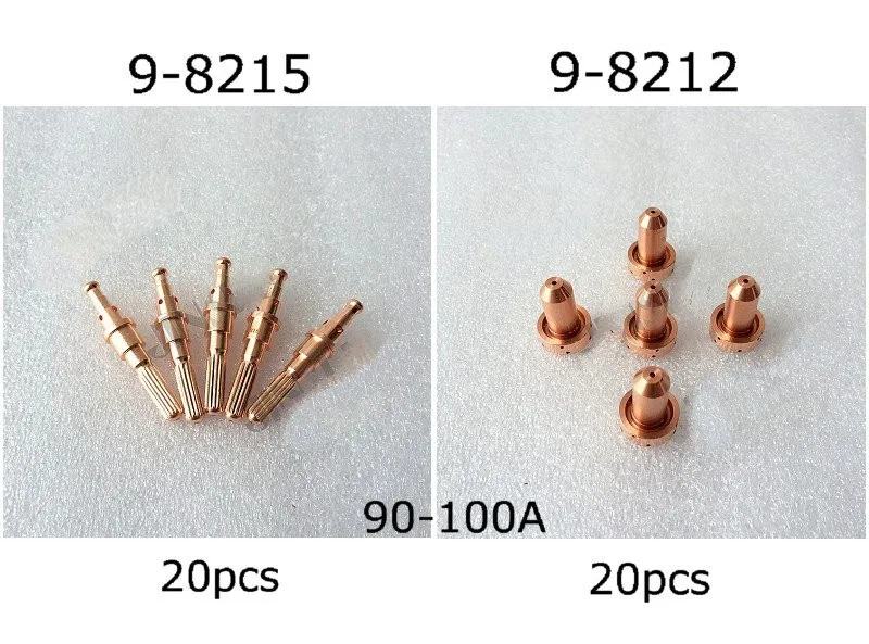 9-8215 20PK+ 9-8212 20PK токопроводящий мундштук 90A-100A SL60 SL100 плазмотрона