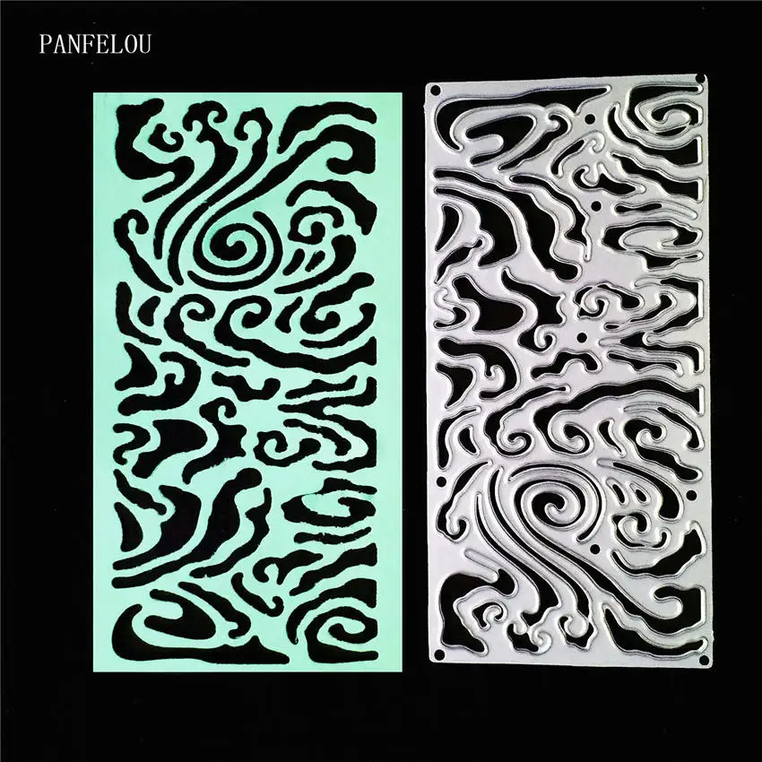 PANFELOU Gas clouds metal craft paper die cutting dies Scrapbooking/DIY Easter wedding Embossing mould cards | Дом и сад