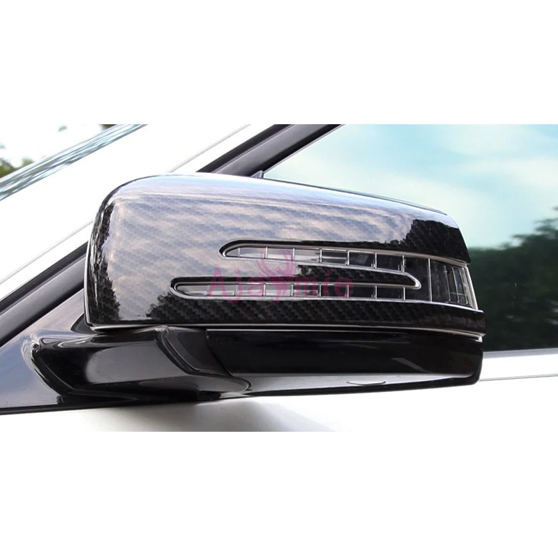 Накладка на зеркало заднего вида из углеродного волокна для Mercedes Benz AMG W166 C292 X166 GLE