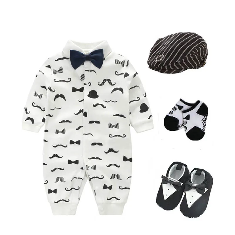2018 Newborn baby infant boys party birthday wedding Tuxedo 3M 6M 9M 12M bodysuit+hat+socks+shoes baby playsuit shower gift
2018 Newborn baby infant boys party birthday wedding Tuxedo 3M 6M 9M 12M bodysuit+hat+socks+shoes baby playsuit shower gift