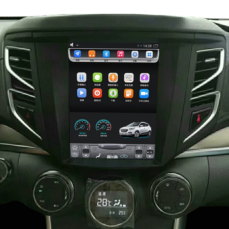 Вертикальный сенсорный экран Tesla 2016 дюйма Android GPS навигация видео Bluetooth Wi Fi