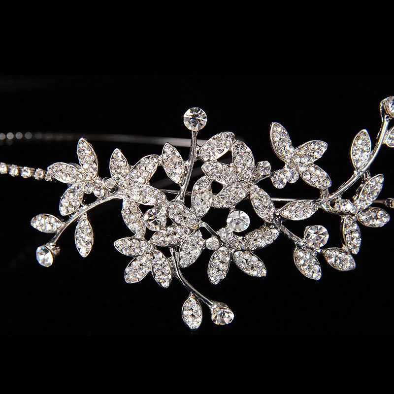 Western style Jewelry headdress handmade crowns and tiaras headband hair accessories bride flower women crown HD141 | Украшения и