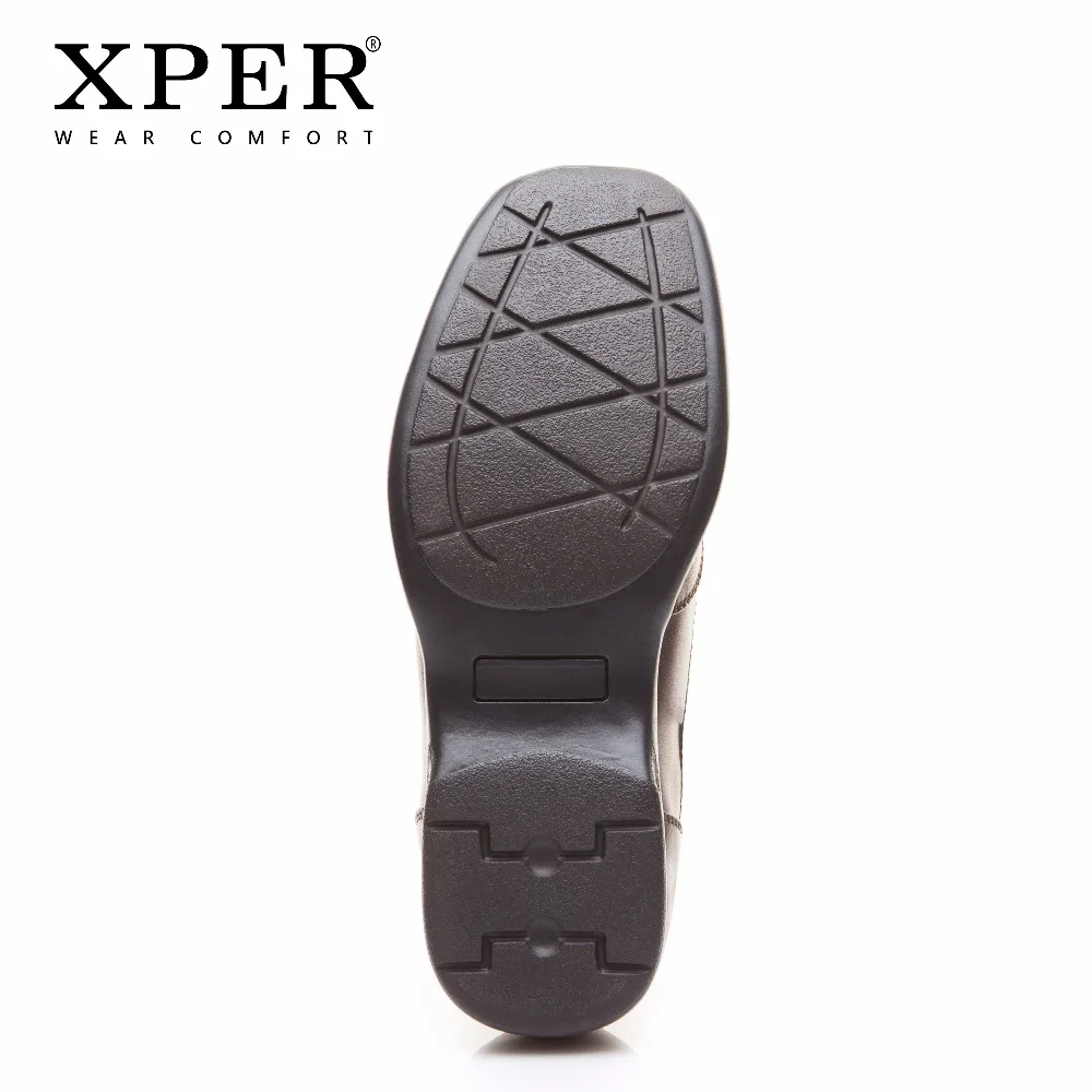 XPER/брендовая кожаная повседневная обувь модные мужские лоферы без застежки