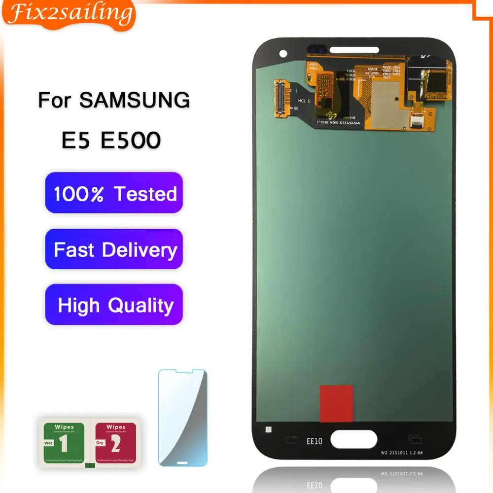 ЖК-дисплей для Samsung Galaxy E5 E500 E500F E500H E500M сенсорный экран с цифровым