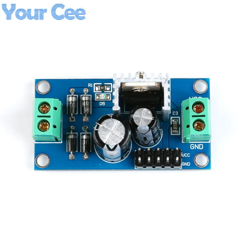 LM7805 LM7809 LM7812 DC/AC три клеммы регулятор напряжения блок питания 5 в 9 12 В выход макс. 1 2